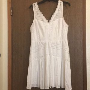 White lace dress